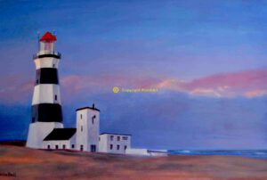 Sunset at Cape Recife lighthouse