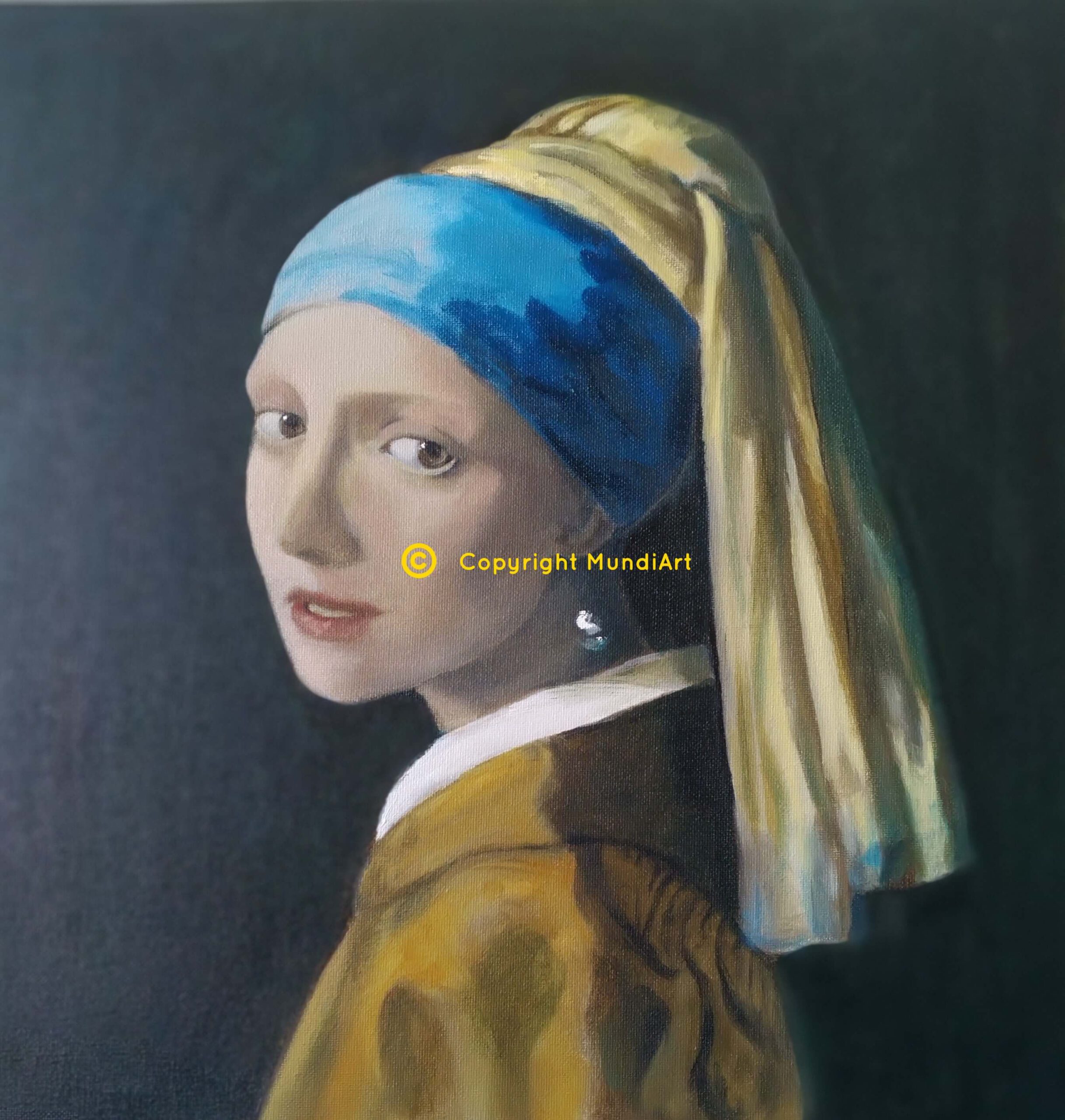 copy of the girl with the pearl earring