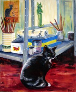 chat noir composition